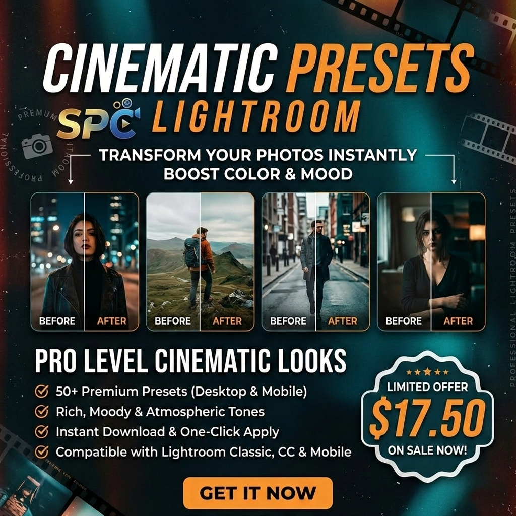 Cinematic Presets Bundle Lightroom
